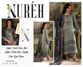 NUREH Digital Printed Lawn 3pc