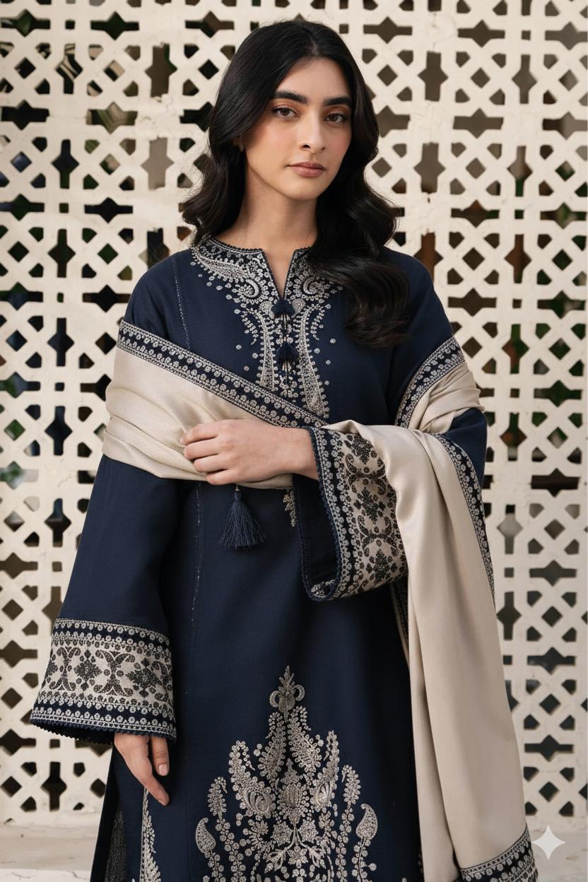 JAZMIN Lawn Embroidered 3pc