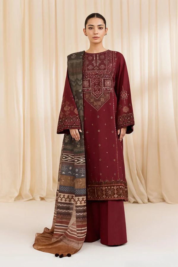 KAESERYA Lawn Embroidered 3pc