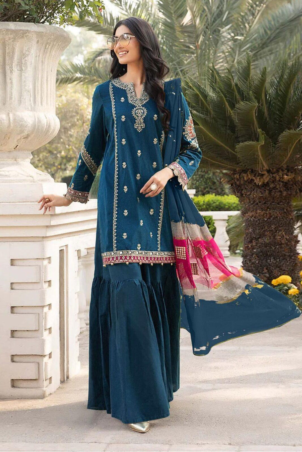 MARIA.B 3pc Embroidered Lawn Suit