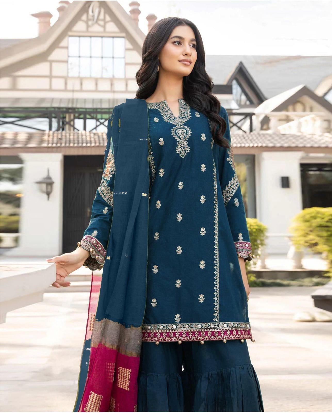 MARIA.B 3pc Embroidered Lawn Suit