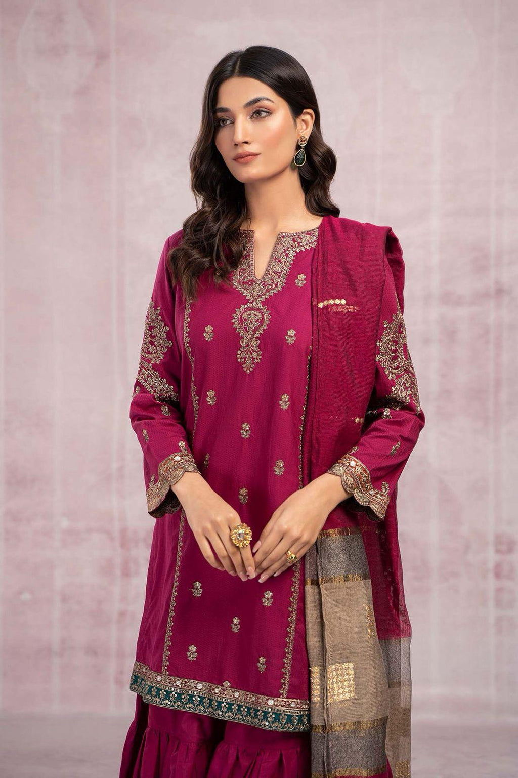MARIA.B 3pc Embroidered Lawn Suit
