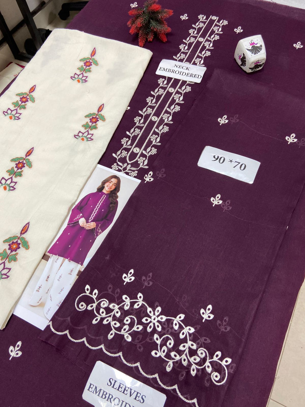 BATIK 2pc Embroidered Lawn Suit