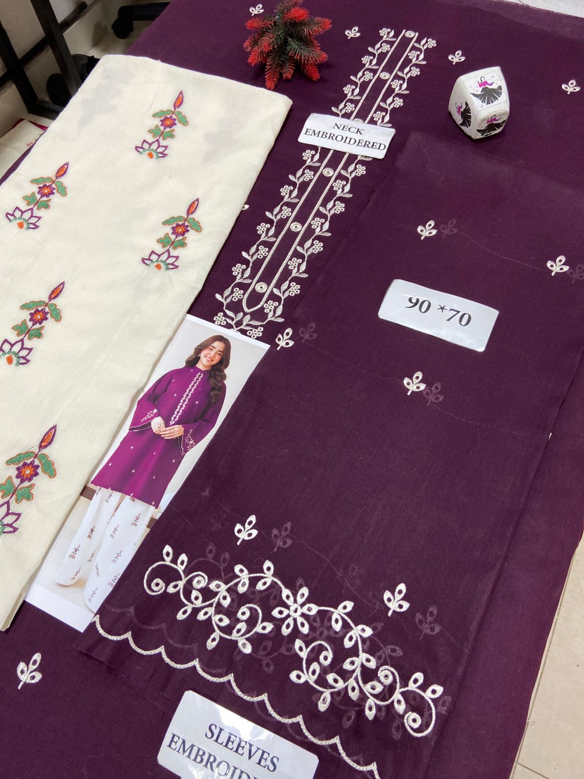 BATIK 2pc Embroidered Lawn Suit