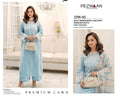 PEZWAAN 3pc Embroidered Lawn Suit