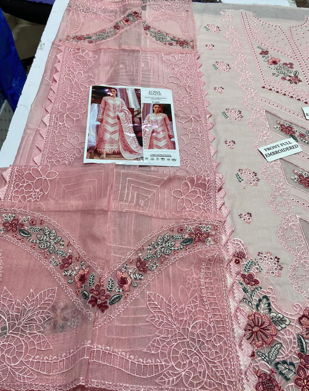 SOBIA NAZIR 3pc Embroidered Lawn Suit