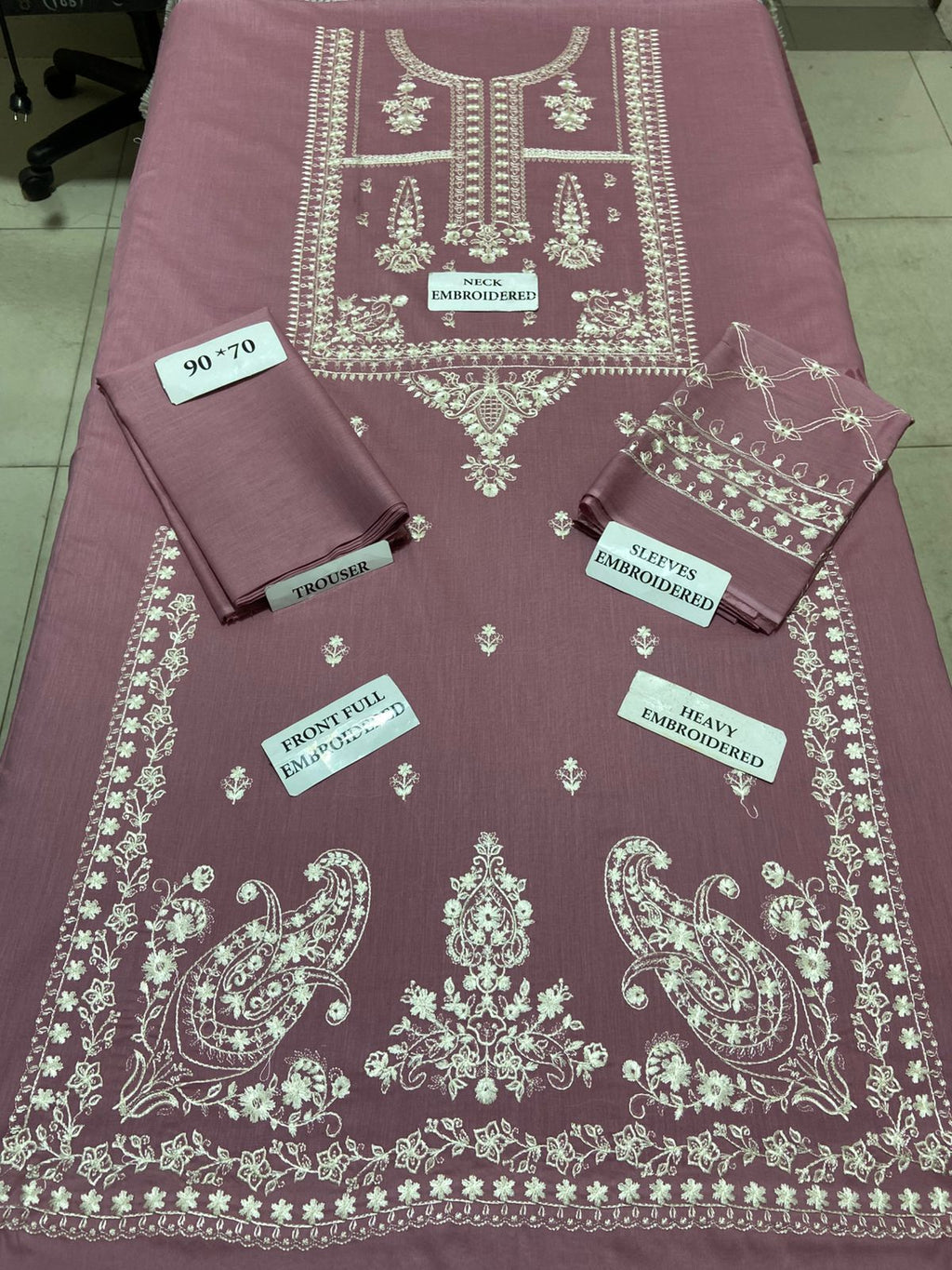 TAWAKKAL 2pc Embroidered Lawn Suit