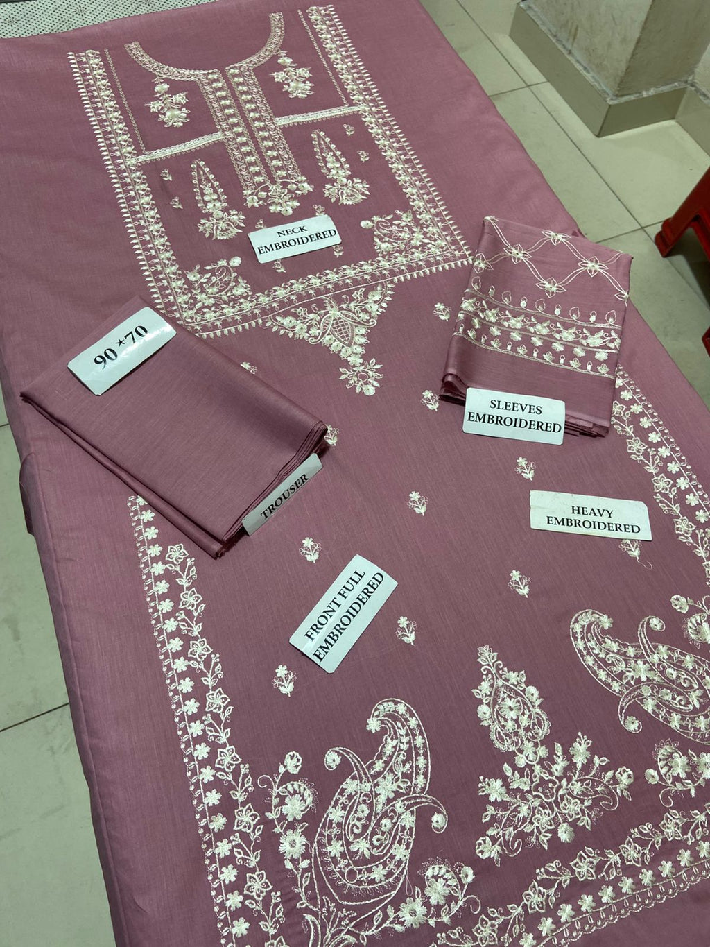 TAWAKKAL 2pc Embroidered Lawn Suit