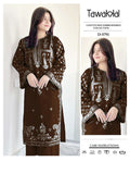 TAWAKKAL 2pc Embroidered Lawn Suit