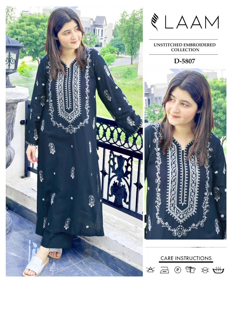 LAAM 2pc Embroidered Lawn Suit
