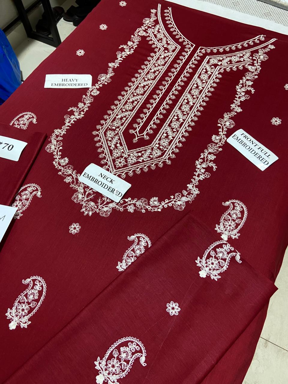 LAAM 2pc Embroidered Lawn Suit