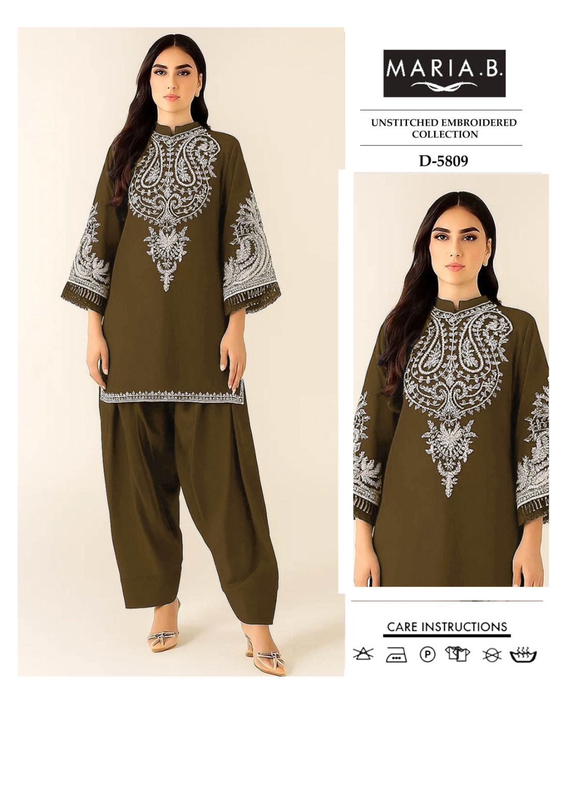 MARIA.B 2pc Embroidered Lawn Suit