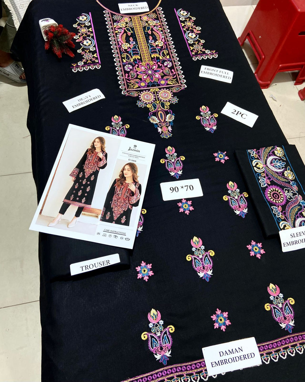 RUMI'S 2pc Embroidered Lawn Suit