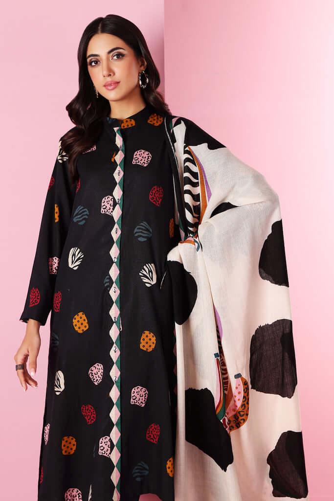 NISHAT 3pc Embroidered Lawn Suit