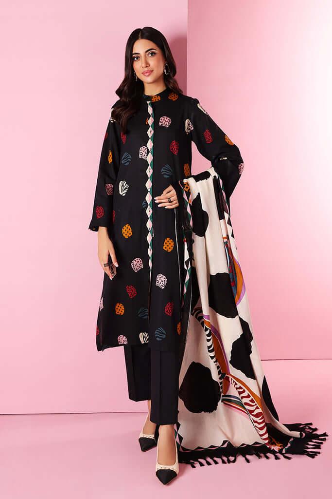 NISHAT 3pc Embroidered Lawn Suit