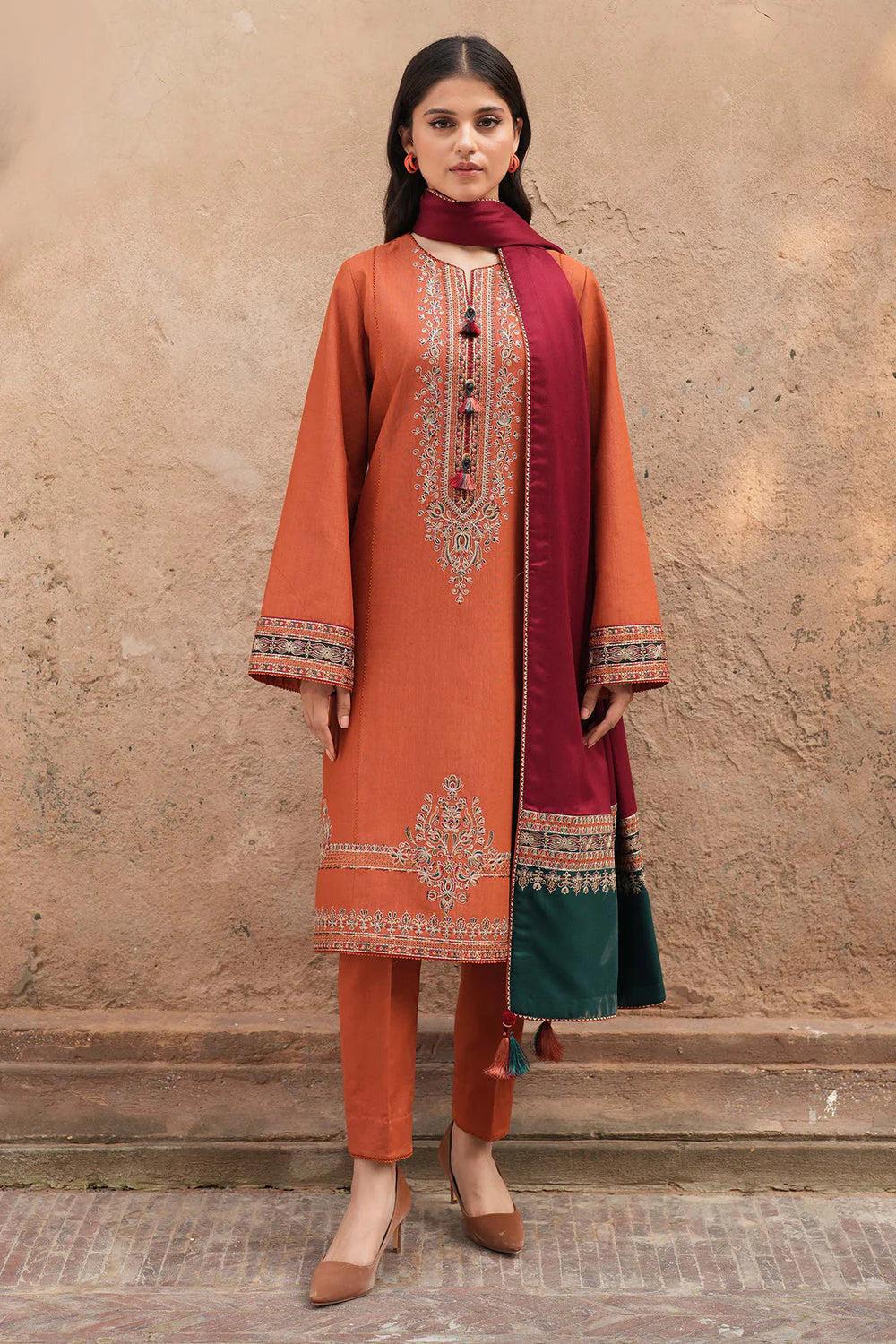 URGE 3pc Embroidered Lawn Suit