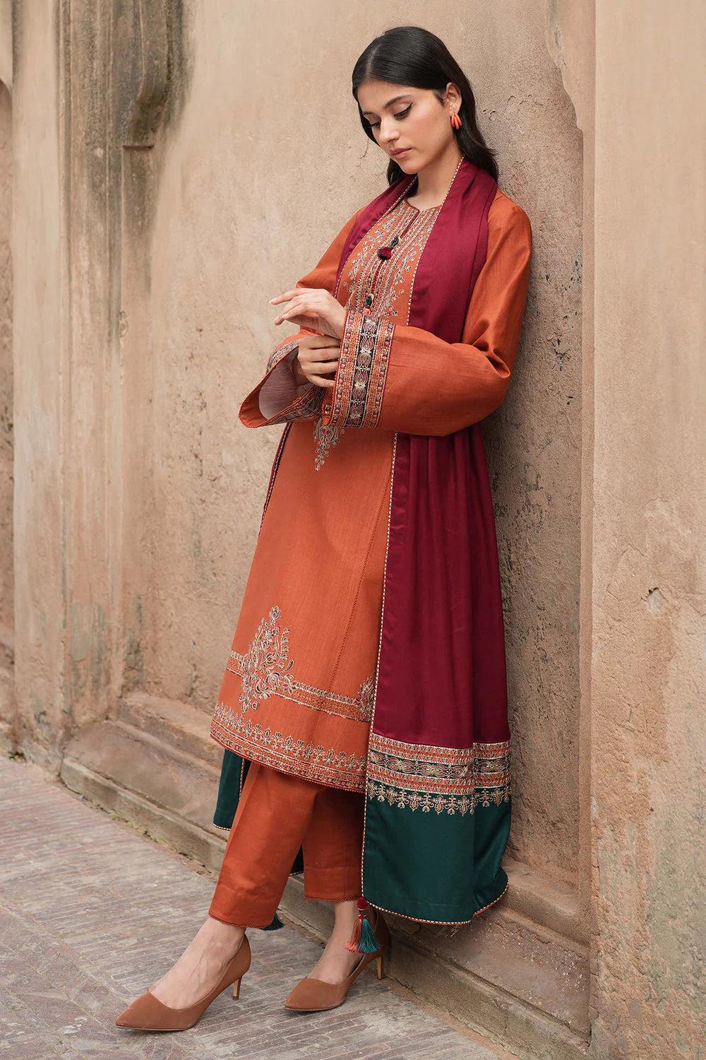 URGE 3pc Embroidered Lawn Suit