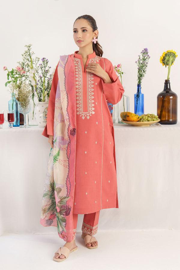 HANA 3pc Embroidered Lawn Suit