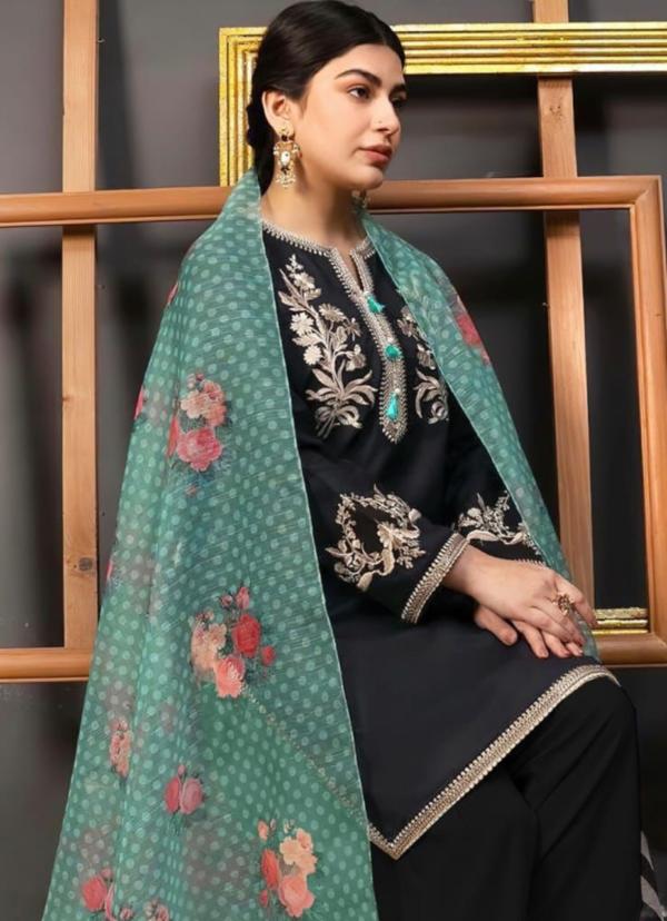 KOKUM 3pc Embroidered Lawn Suit