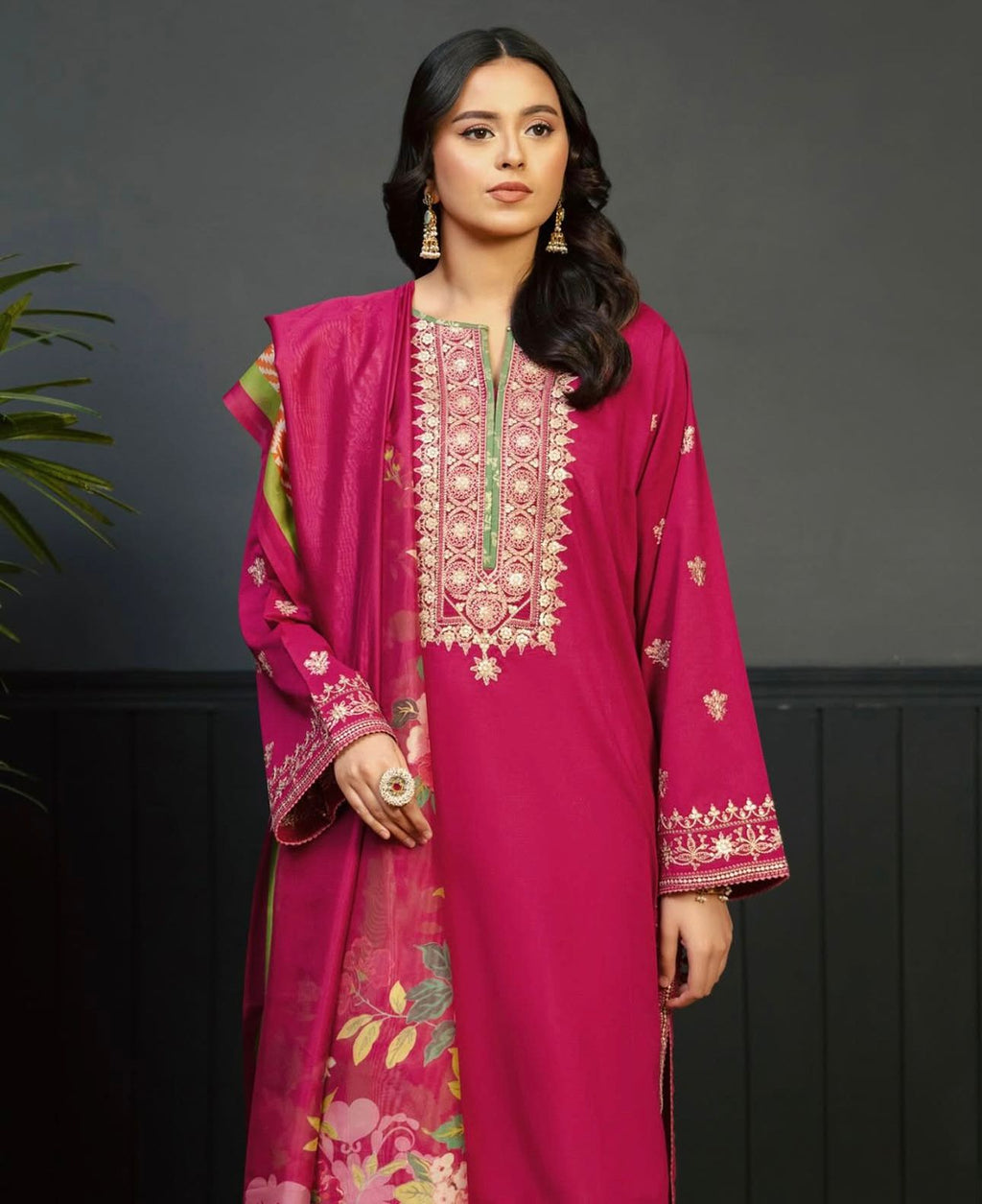 KOKUM 3pc Embroidered Lawn Suit