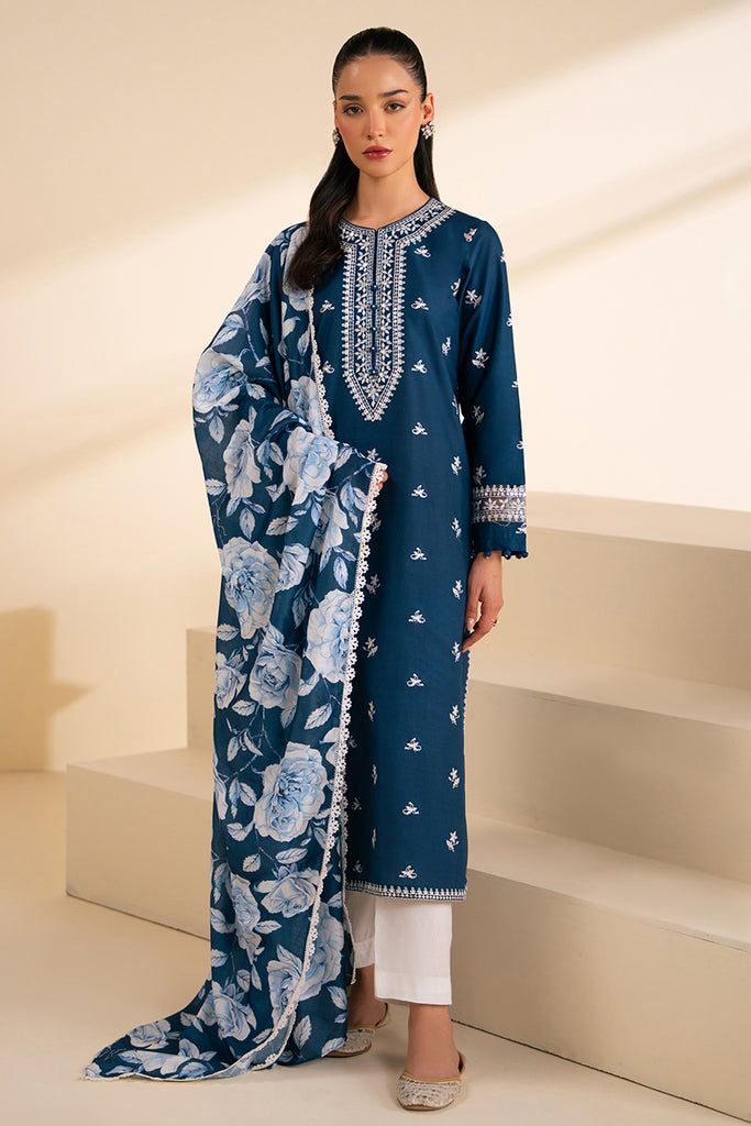 CROSS STITCH 3pc Embroidered Lawn Suit