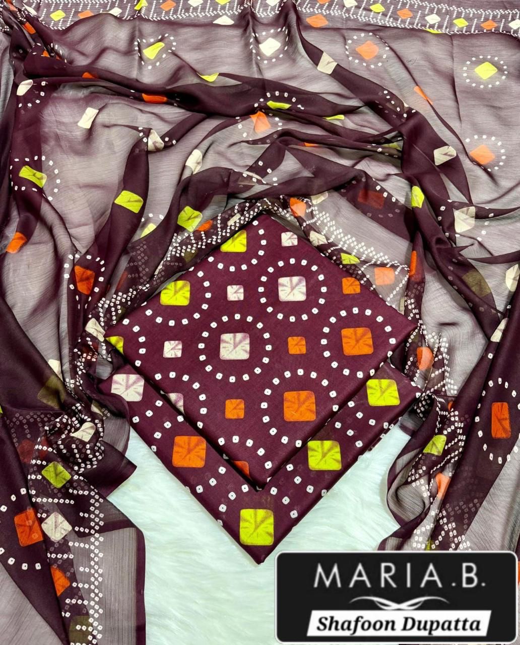 Maria.B Printed Lawn 3pc