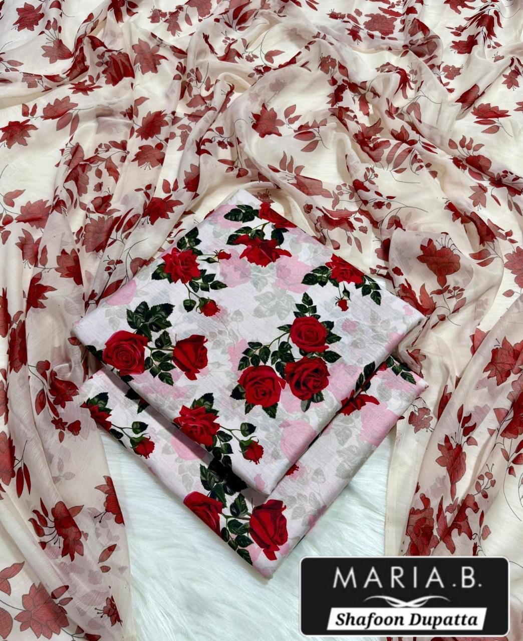 Maria.B Printed Lawn 3pc