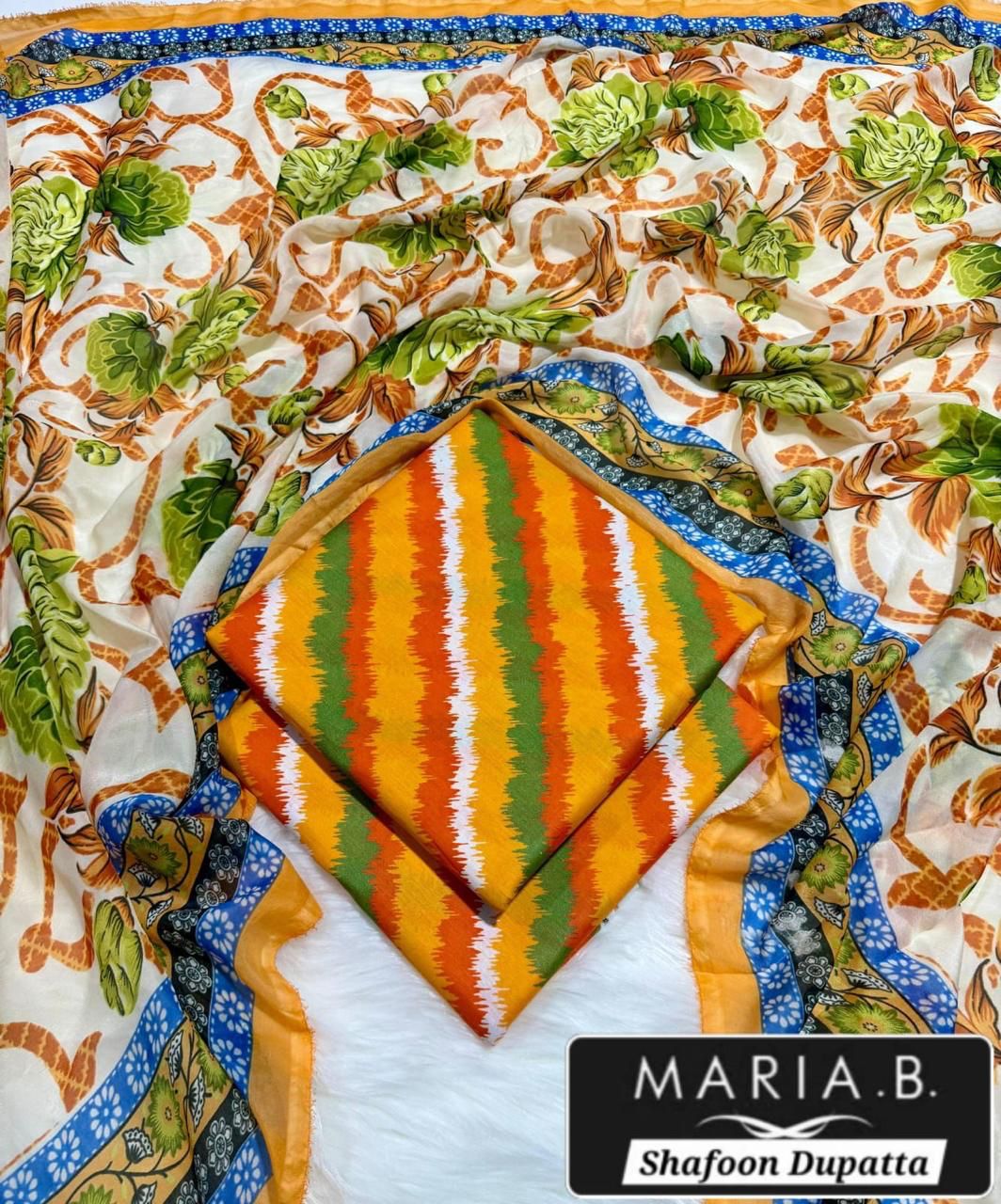 Maria.B Printed Lawn 3pc