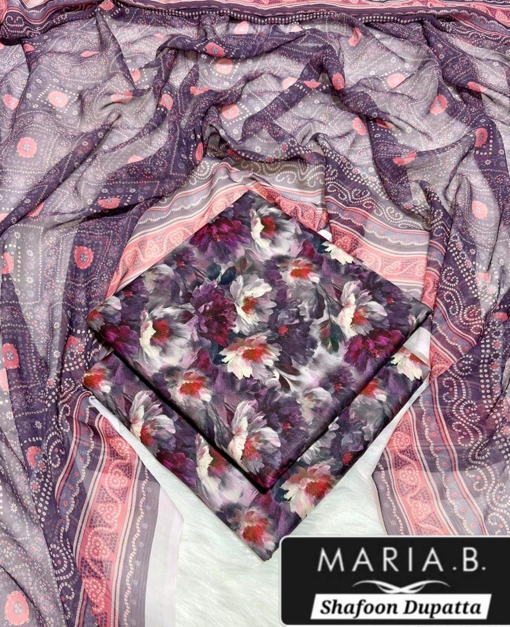 Maria.B Printed Lawn 3pc