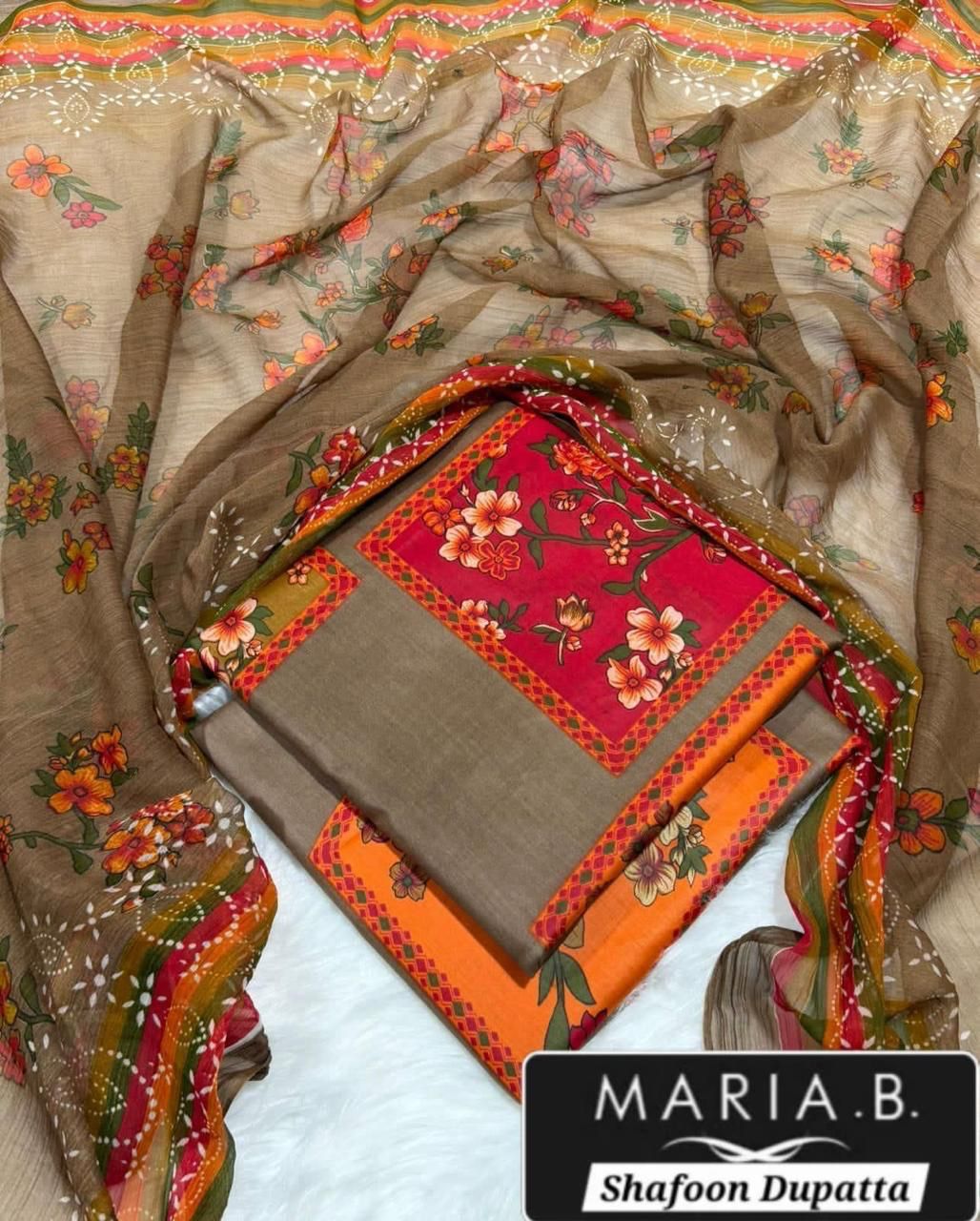 Maria.B Printed Lawn 3pc