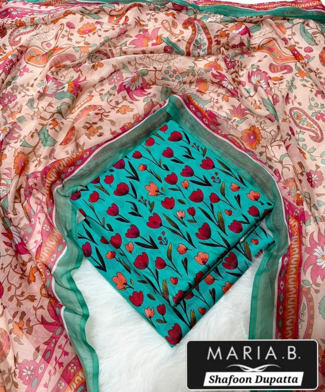 Maria.B Printed Lawn 3pc