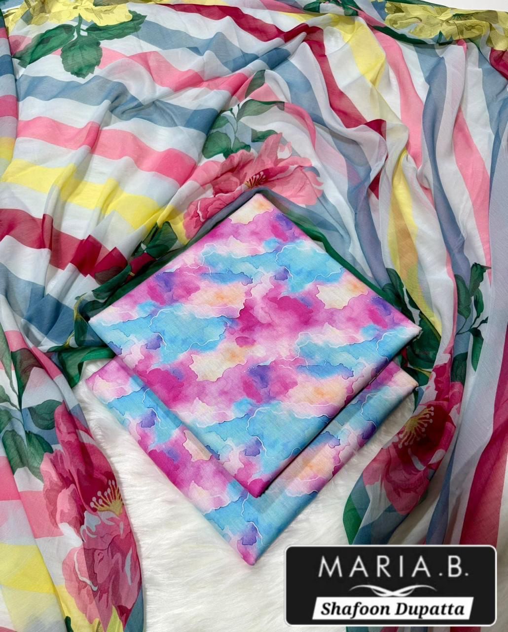 Maria.B Printed Lawn 3pc