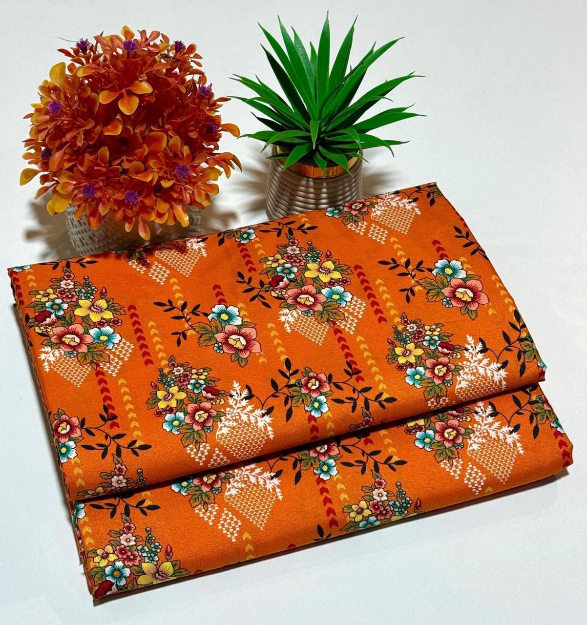 Micro Polo Cotton 2pc Floral Prints