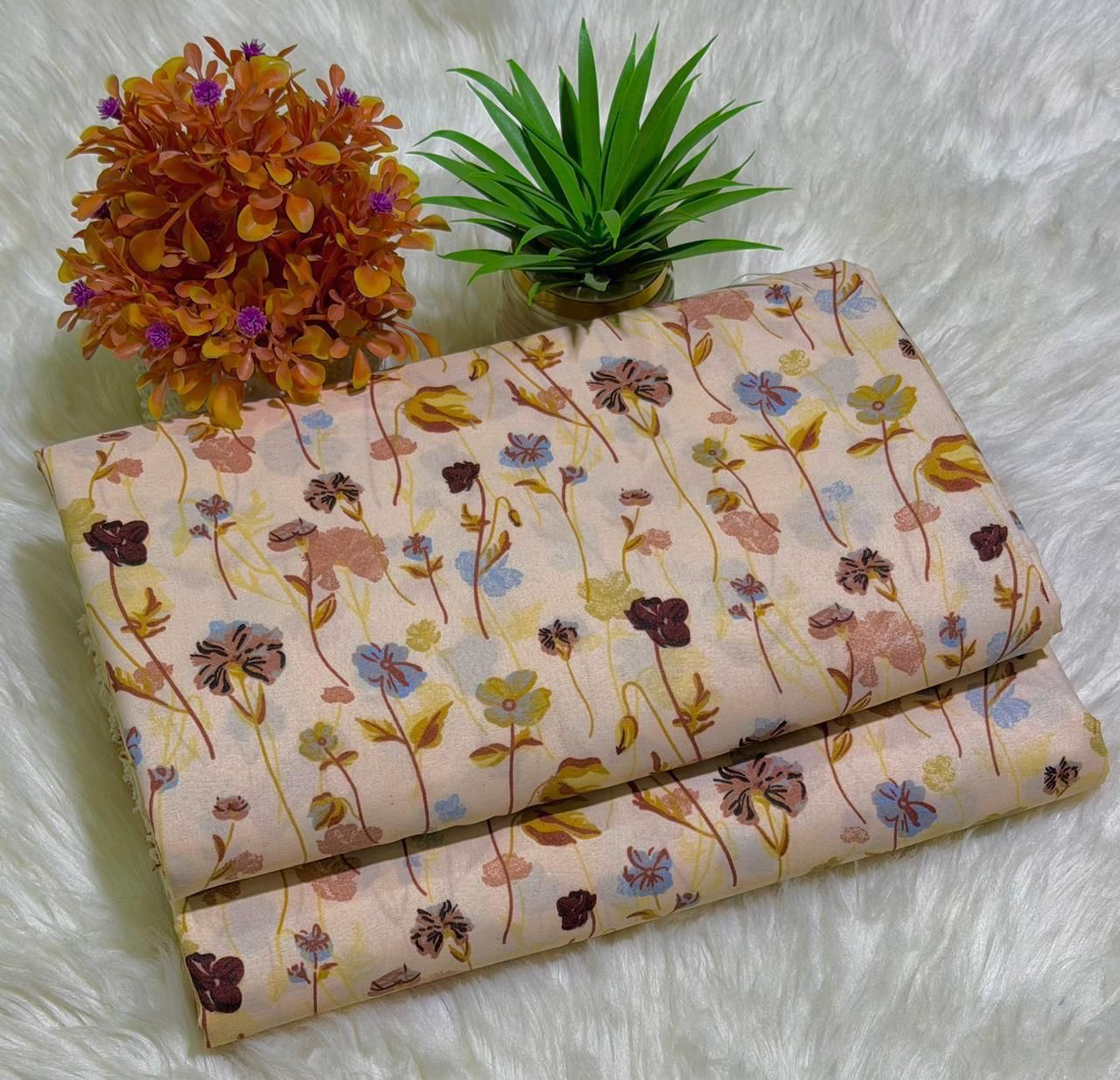 Micro Polo Cotton 2pc Floral Prints