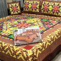 4Pcs Crystal Cotton King Size Bed Sheet Set-3D Printed
