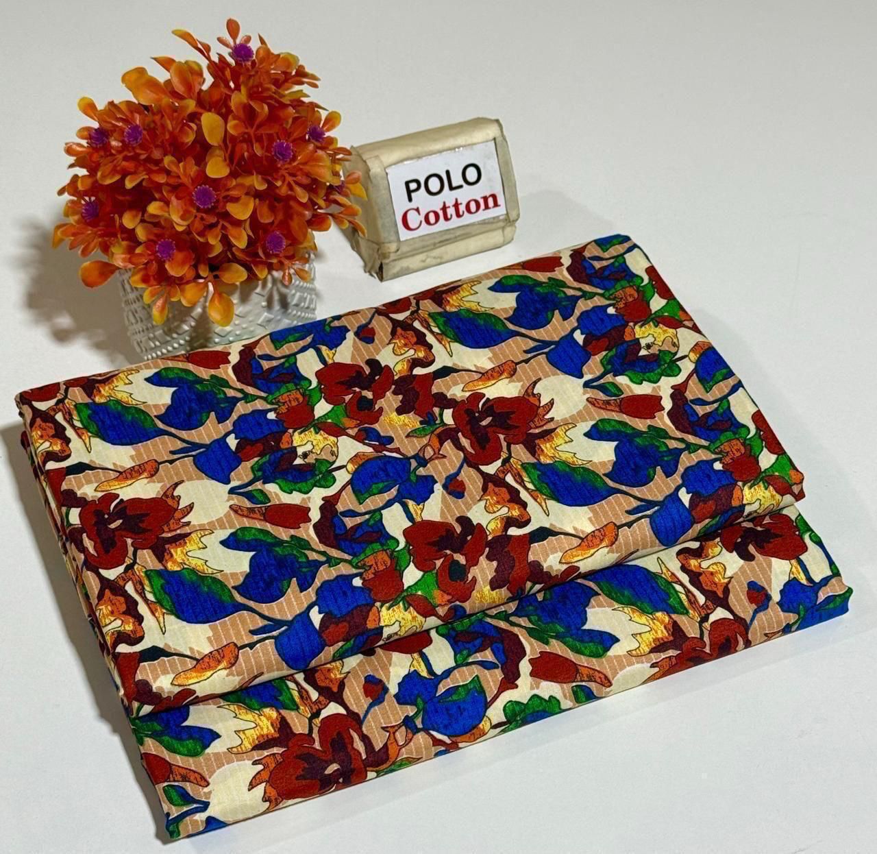 Micro Polo Cotton 2pc Floral Prints
