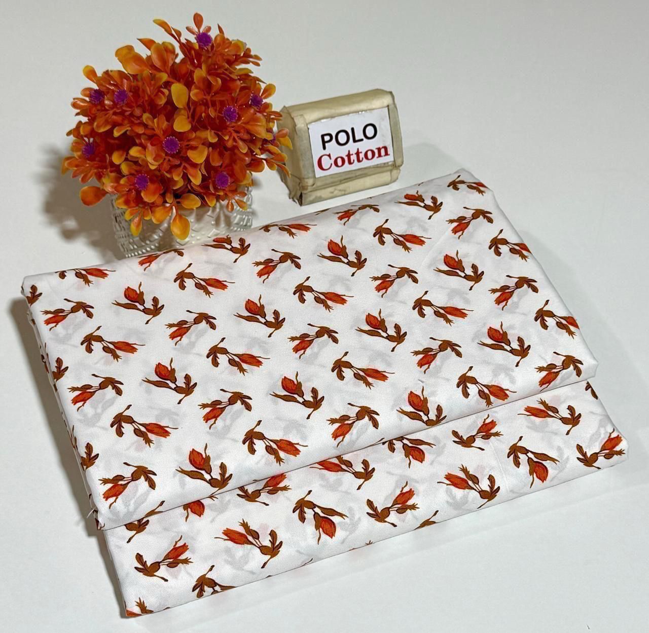 Micro Polo Cotton 2pc Floral Prints