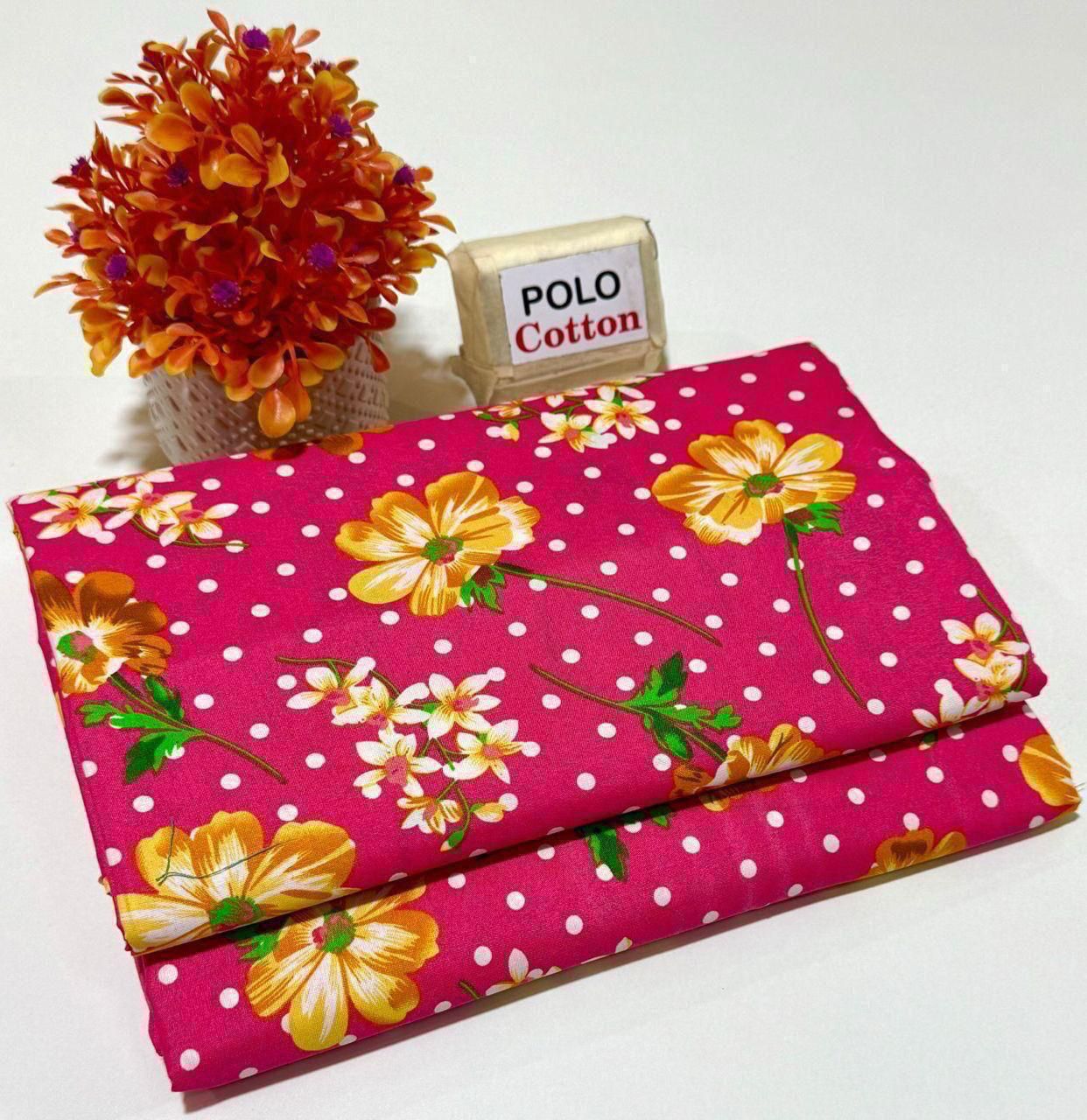 Micro Polo Cotton 2pc Floral Prints