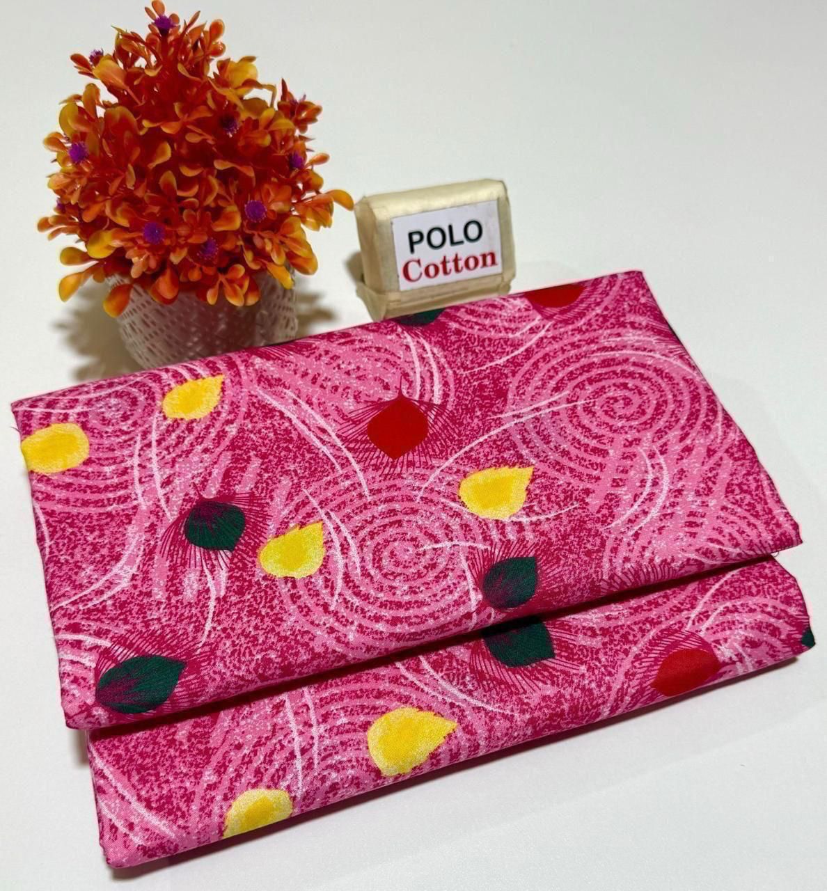 Micro Polo Cotton 2pc Floral Prints