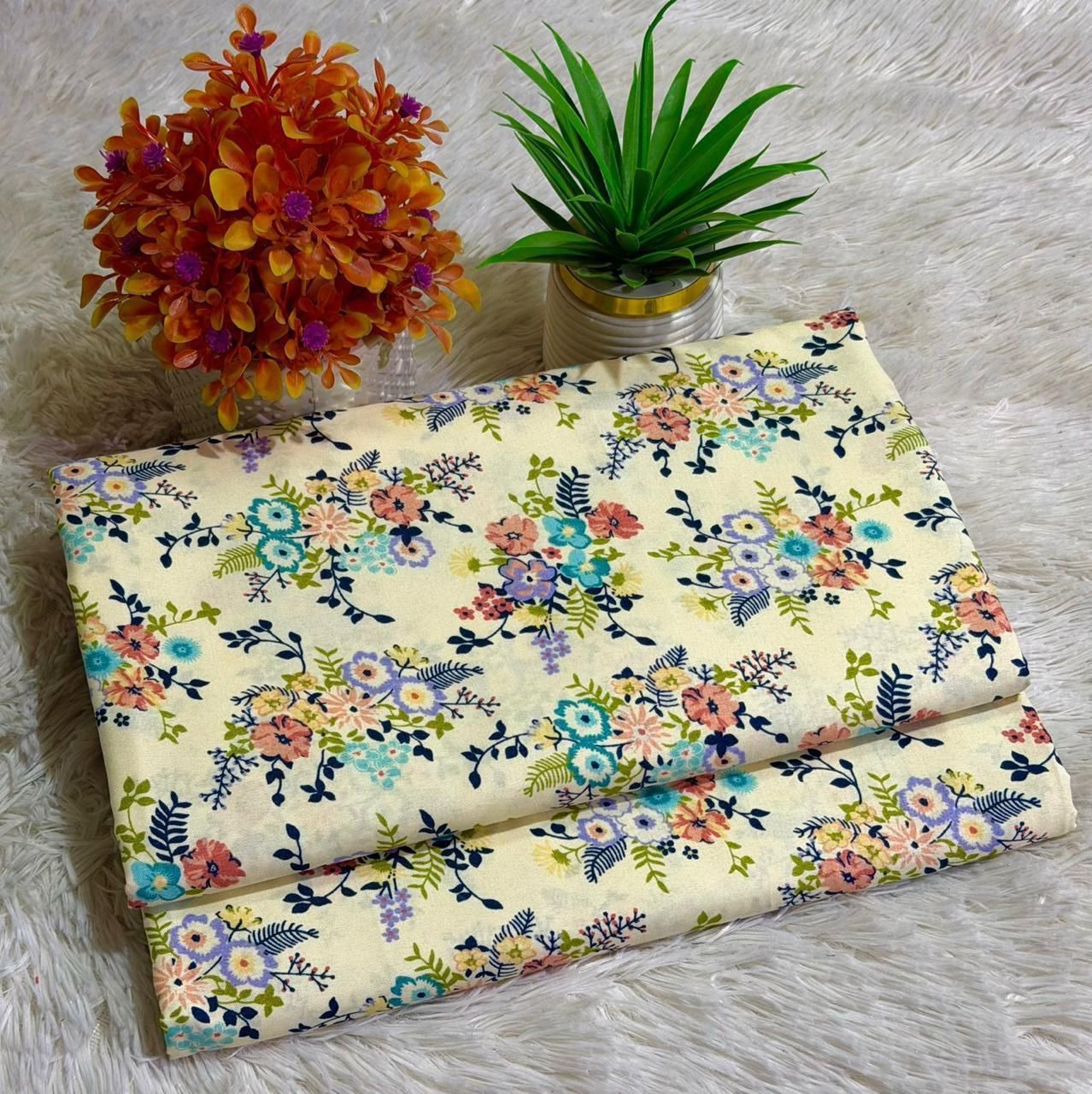 Micro Polo Cotton 2pc Floral Prints