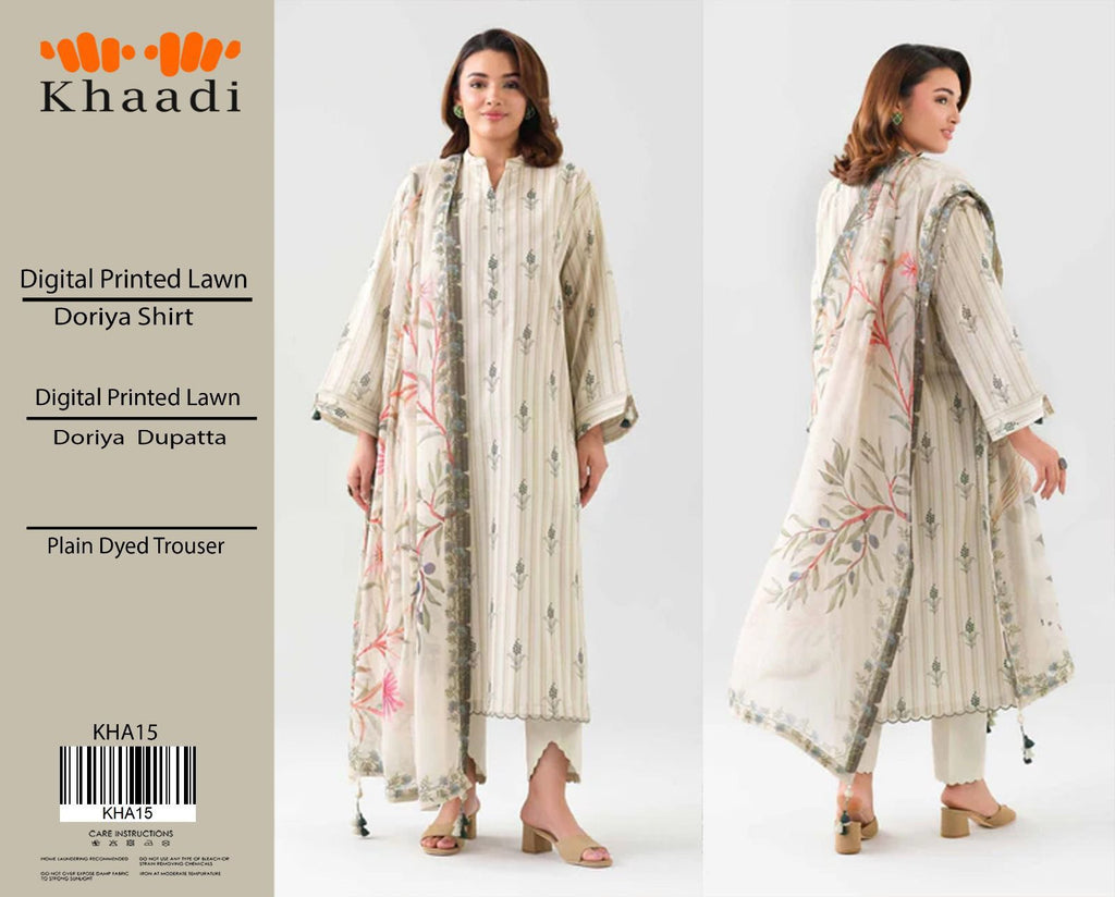 Khaadi Lawn 3pc Collection