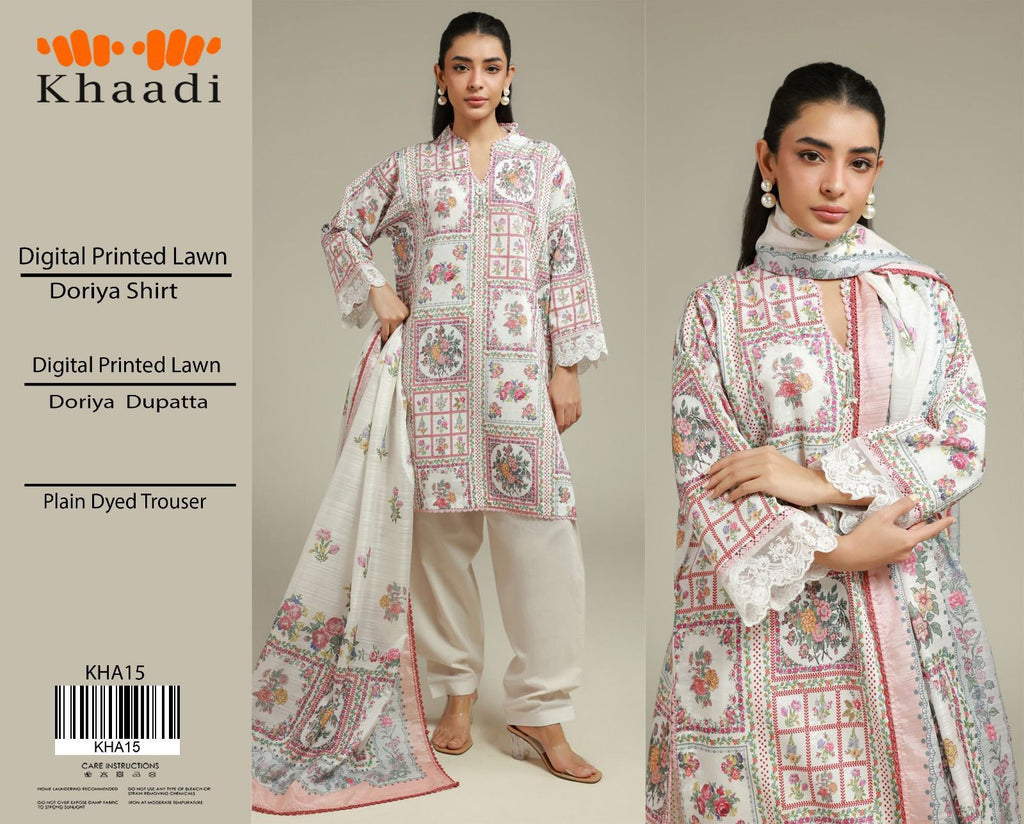 Khaadi Lawn 3pc Collection
