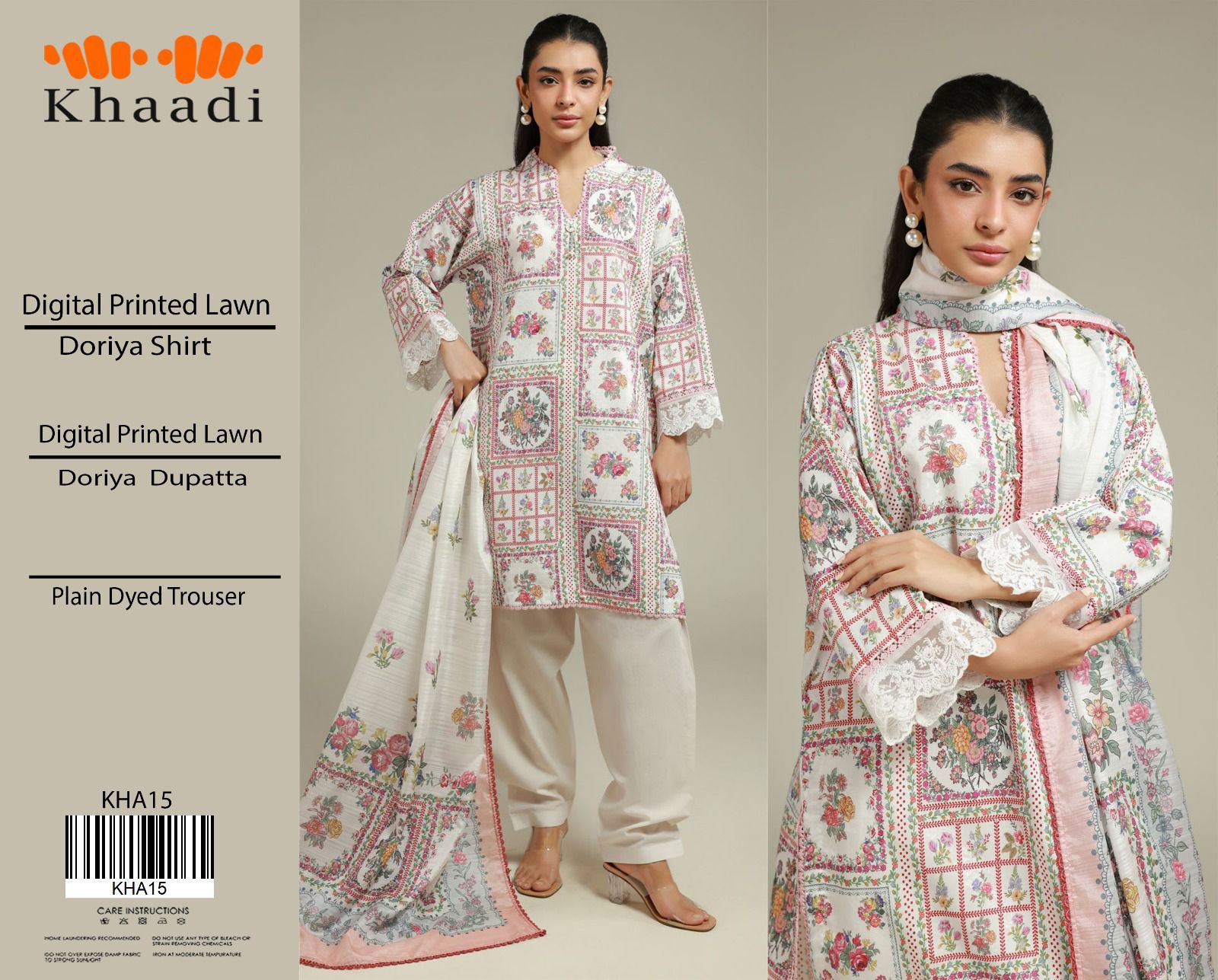Khaadi Lawn 3pc Collection