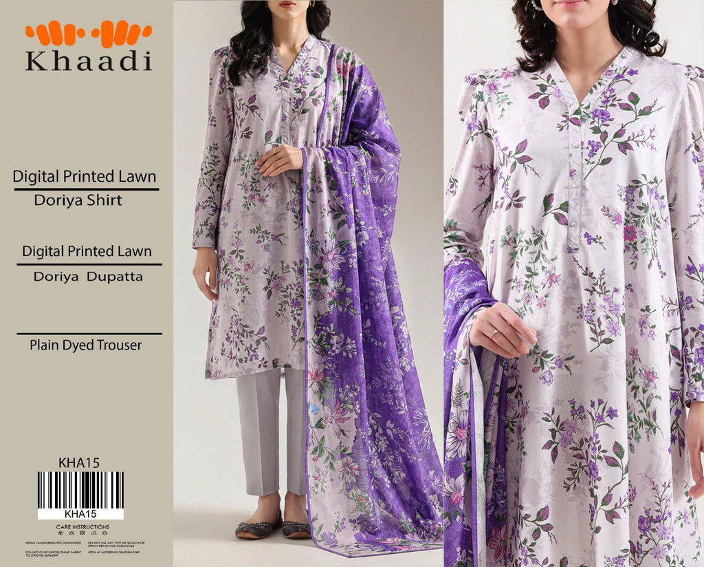 Khaadi Lawn 3pc Collection