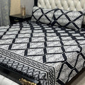 3D-Crystal Cotton 3 PCS Bedsheet