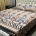 3D-Crystal Cotton 3 PCS Bedsheet