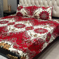 3D-Crystal Cotton 3 PCS Bedsheet