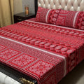 3D-Crystal Cotton 3 PCS Bedsheet