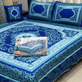 4Pcs Crystal Cotton King Size Bed Sheet Set-3D Printed