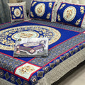 4Pcs Crystal Cotton King Size Bed Sheet Set-3D Printed